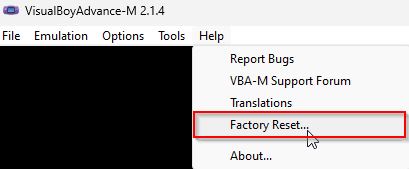 fix common errors on visualboyadvance