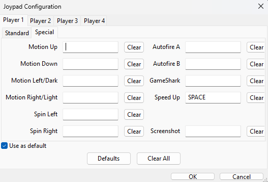 visualboyadvance controls