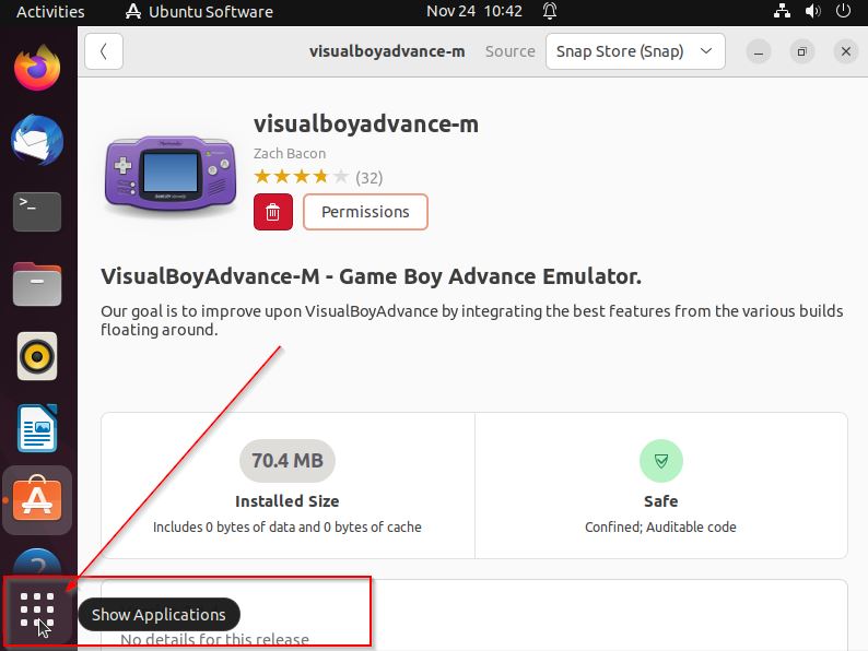 Installing VisualBoyAdvance (GBA Emulator) on Linux