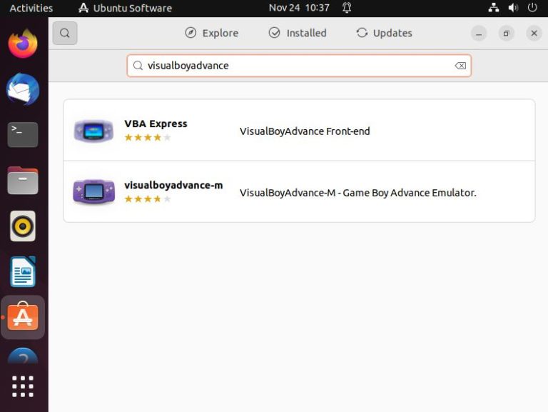 Installing VisualBoyAdvance (GBA Emulator) on Linux