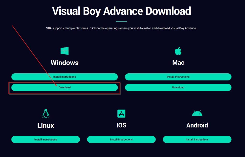 install visualboyadvance