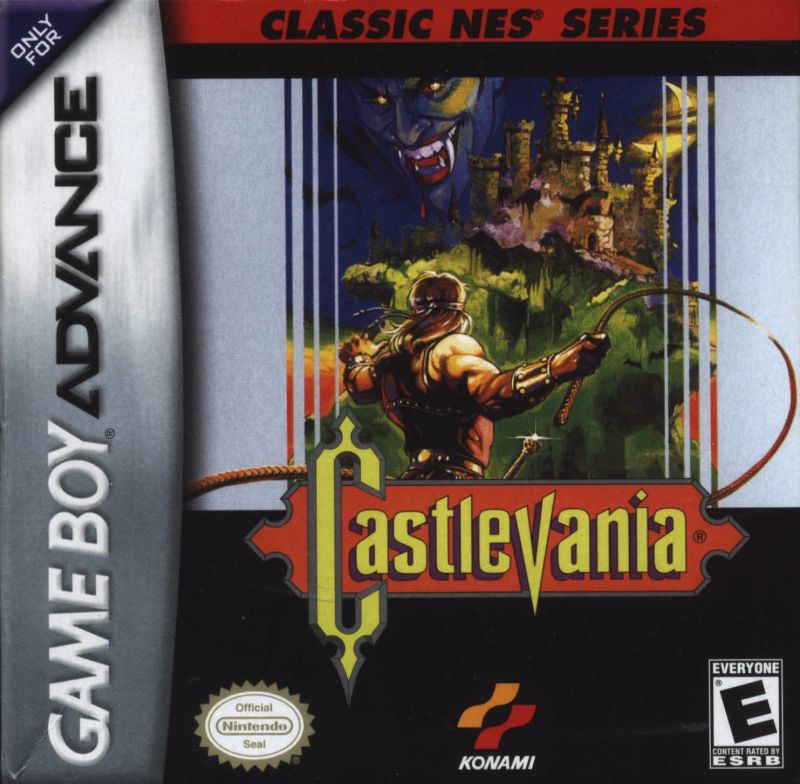 castlevania nes gba