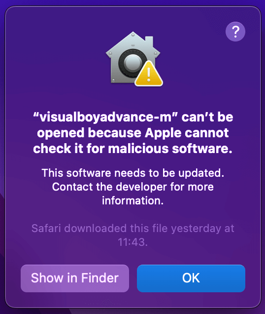 Installing VisualBoyAdvance (GBA Emulator) On Mac OS