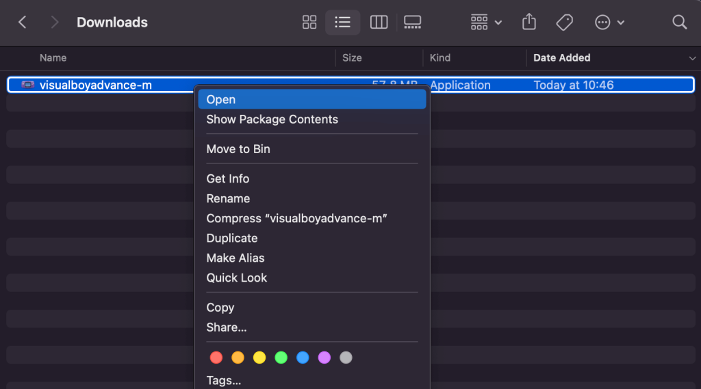 visual boy advance mac
