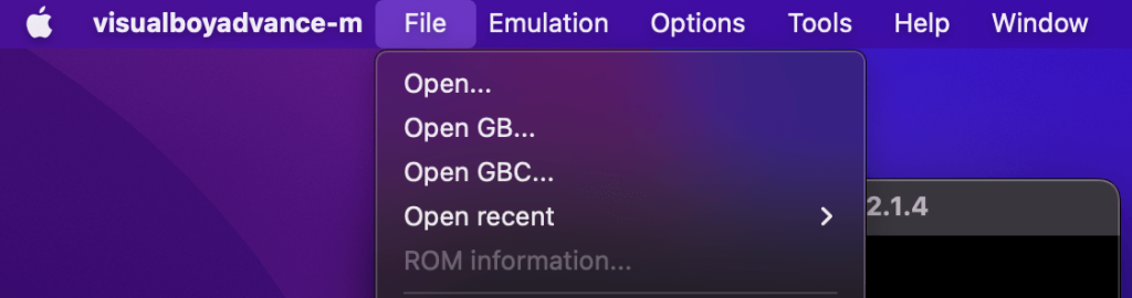 how to load roms on mac