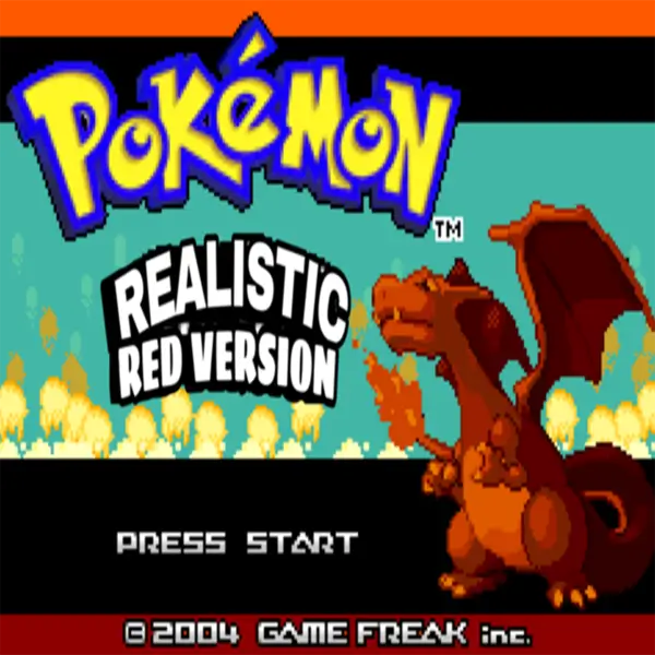 Pokemon Realistic Red rom