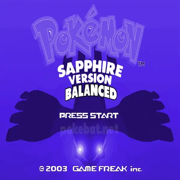 Pokemon Balanced Sapphire rom