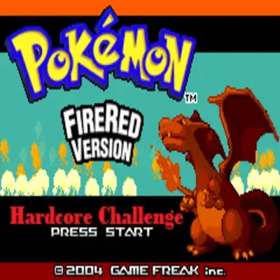 Pokemon Fire Red - Hardcore Challenge rom