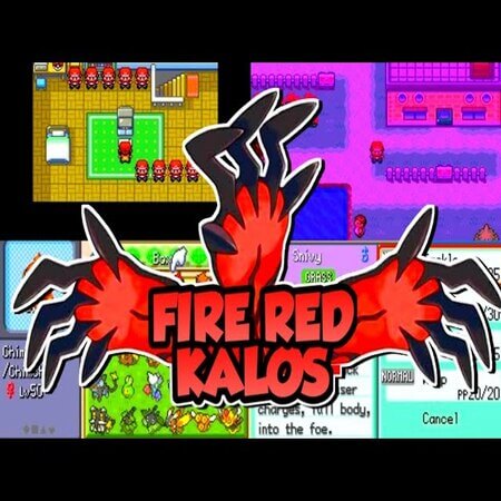 Pokemon Fire Red Kalos rom