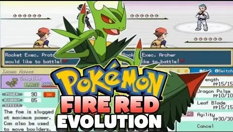 Pokemon Fire Red Evolution rom