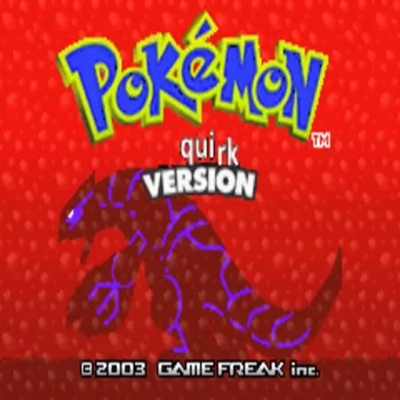 Pokemon Quirk Version rom