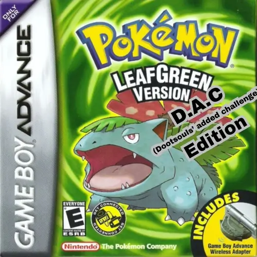 Pokemon Leaf Green - Dootsouls' Added Challenge rom