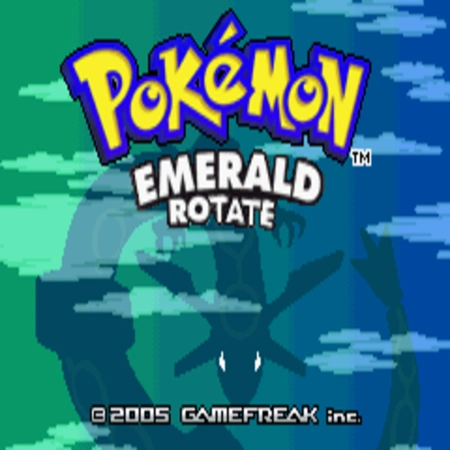 Pokemon Emerald Rotate rom